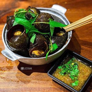 Ốc Bươu Nướng Tiêu